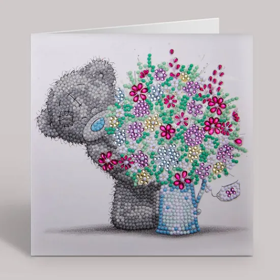 Craft Buddy "Someone Special" Tatty Teddy Crystal Art Card - 18x18cm Clearance