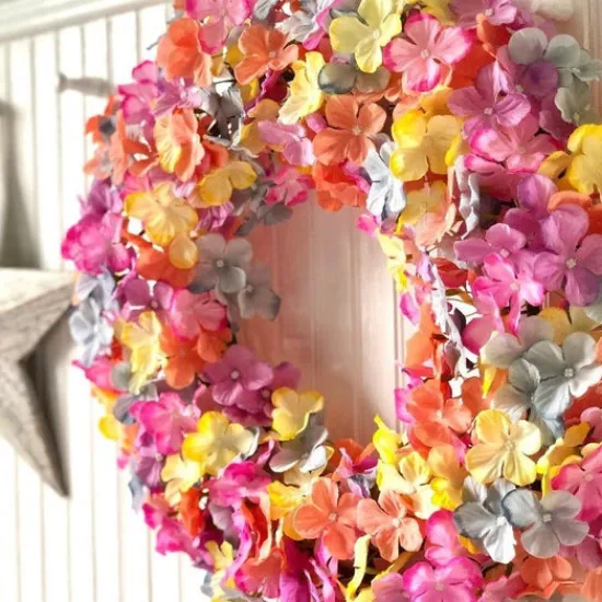 Craft Buddy "Summer Happy Hydrangeas" Forever Flowerz Approx 30 Hot