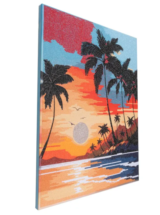 Craft Buddy Sunset Dreams Crystal Art Canvas Kit 40x50cm Discount
