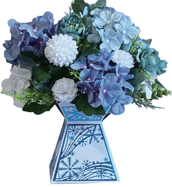 Craft Buddy "Swirling Snowflake" Forever Flowerz Flower Box Die Set Clearance