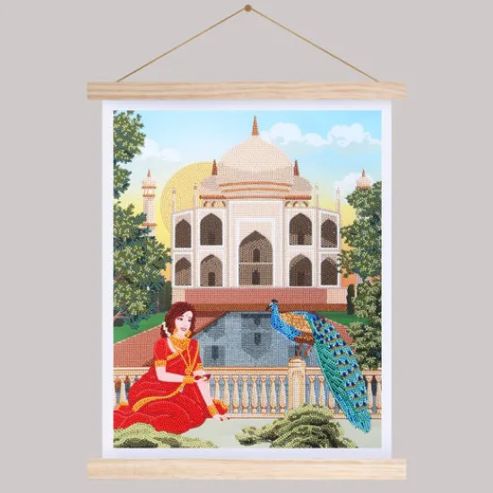 Craft Buddy "Taj Mahal" Crystal Art Scroll Kit 35x45cm Outlet