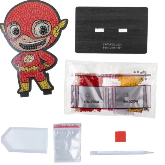 Craft Buddy "The Flash" Crystal Art Buddies DC Series 3 New