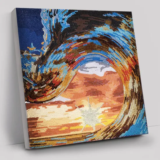 Craft Buddy “Tidal Wave” Crystal Art Canvas 30x30cm Clearance