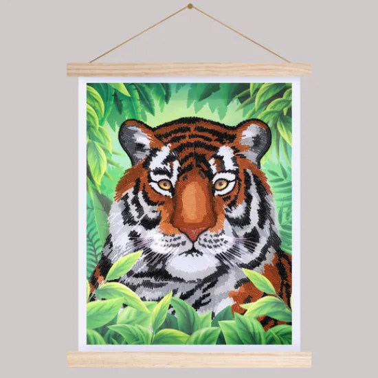 Craft Buddy "Tiger" Crystal Art Scroll Fashion
