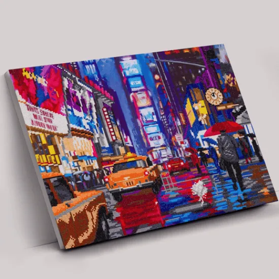 Craft Buddy "Times Square" Crystal Art Canvas Kit 40x50cm Outlet