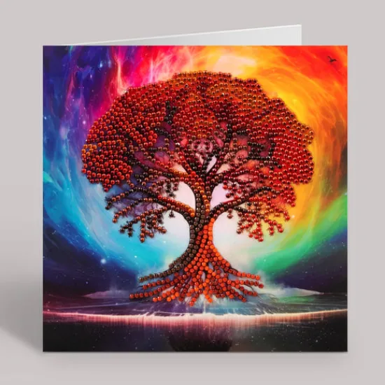 Craft Buddy "Tree Of Life" Crystal Art Card 18x18cm Fashion