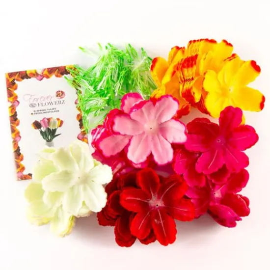 Craft Buddy "Tulips" Forever Flowerz makes approx 60 flowers: 6 colours Discount