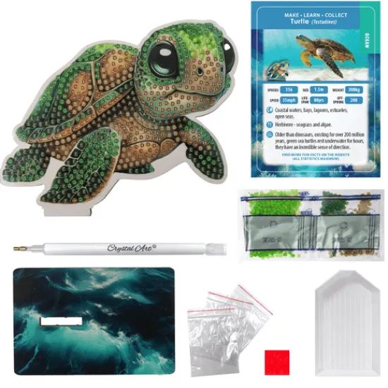 Craft Buddy Turtle Crystal Art Wildlife Buddies Best