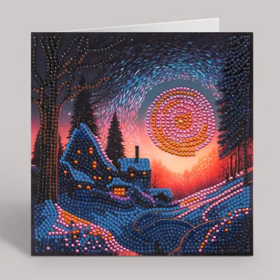 Craft Buddy "Twilight Glow" Crystal Art Card 18x18cm Sale