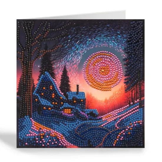 Craft Buddy "Twilight Glow" Crystal Art Card 18x18cm Sale