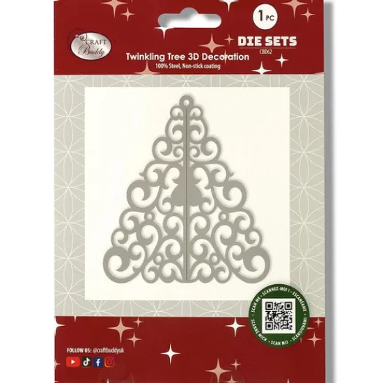 Craft Buddy "Twinkling Tree" 3D Decoration Die Set Outlet