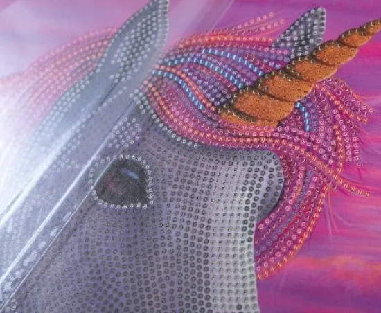 Craft Buddy "Unicorn Delights" by Rachel Froud Crystal Art Framed Kit 21x25cm Best