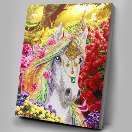 Craft Buddy "Unicorn Forest" Crystal Art Canvas 40x50cm Best