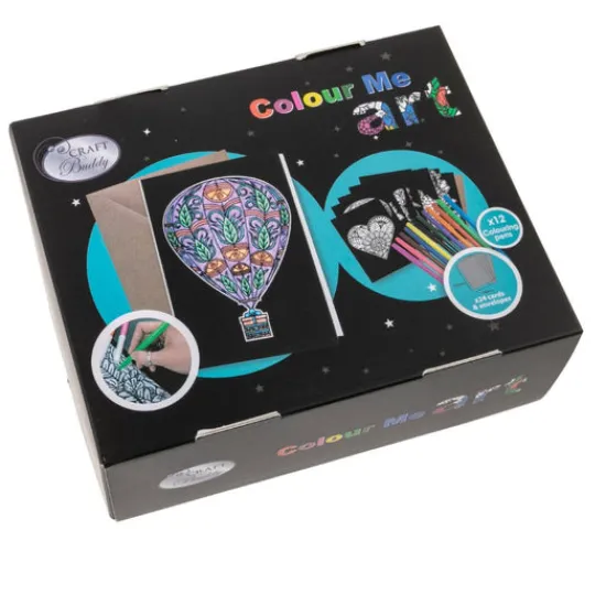 Craft Buddy Velvet Art Greeting Card Kit - Set Of 24 Outlet