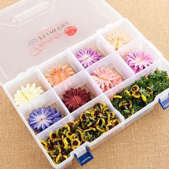 Craft Buddy "Vintage Delightful Daisies" Forever Flowerz in Storage Box approx 160 Online