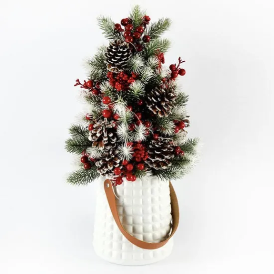 Craft Buddy "White" Forever Flowerz Christmas Table Tree 40cm Fashion