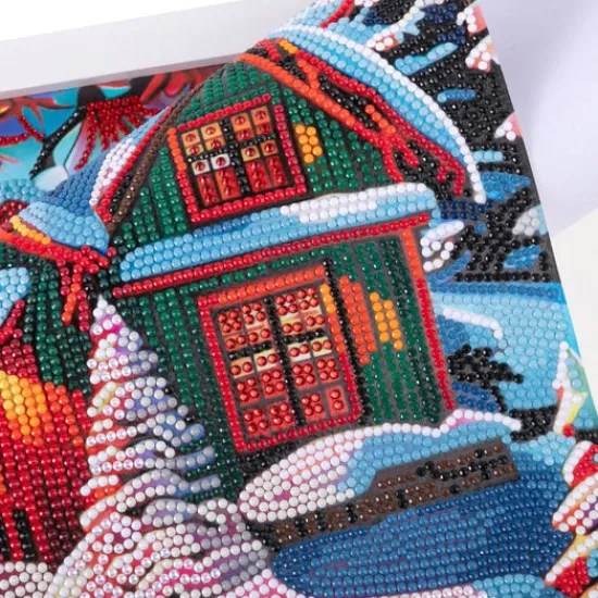Craft Buddy ‘Winter Sunset’ Crystal Art Scroll Kit 40x50cm New