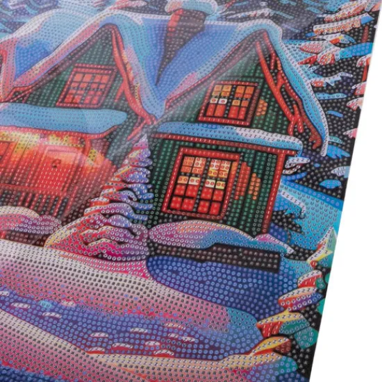Craft Buddy ‘Winter Sunset’ Crystal Art Scroll Kit 40x50cm New