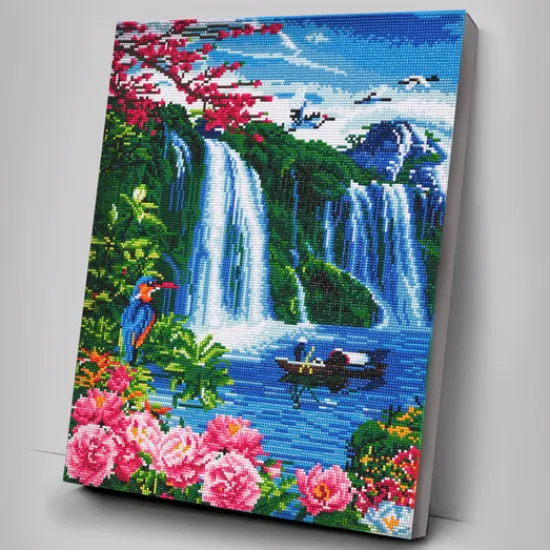 Craft Buddy "Wonderful Waterfall" Crystal Art Canvas Kit 40x50cm Outlet