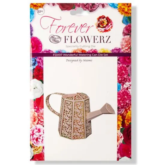 Craft Buddy "Wonderful Watering Can" Forever Flowerz Decorative Die Set Sale