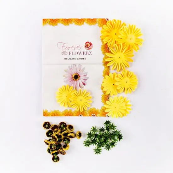 Craft Buddy "Yellow Delightful Daisies" Forever Flowerz Starter Pack Sale