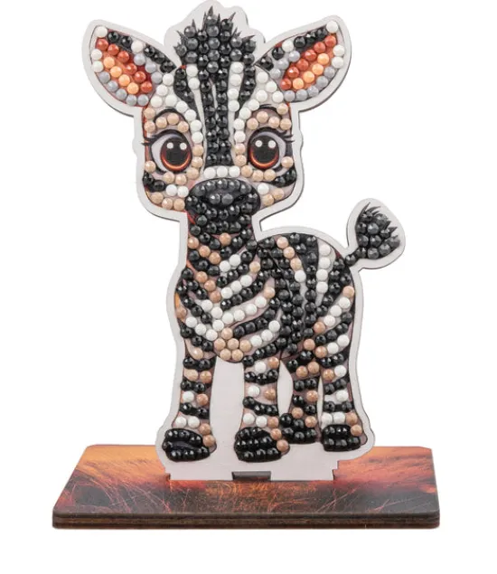 Craft Buddy Zebra Crystal Art Wildlife Buddies Outlet