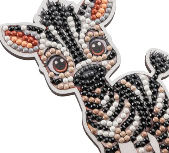 Craft Buddy Zebra Crystal Art Wildlife Buddies Outlet
